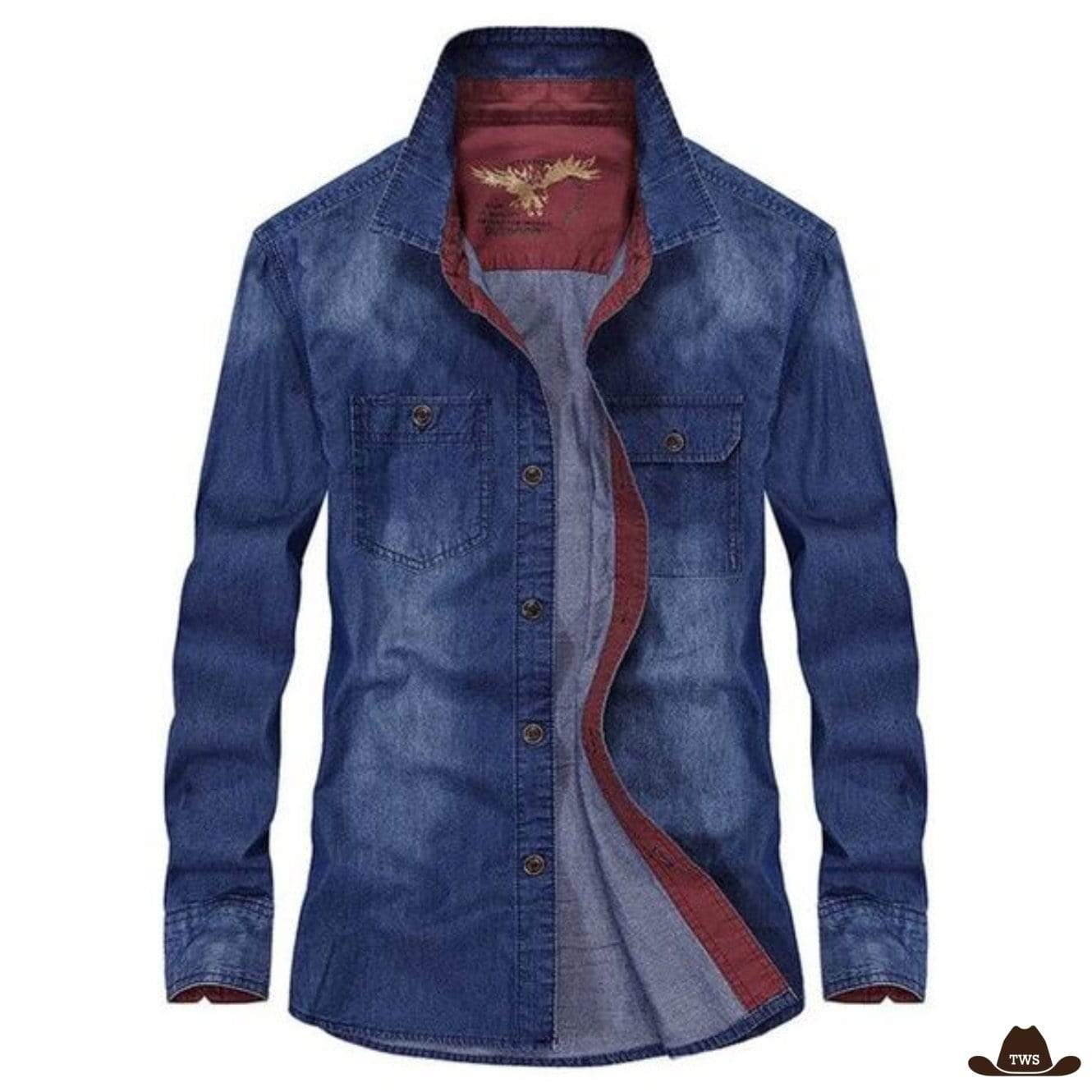 Chemise de Western en Jean Eagle