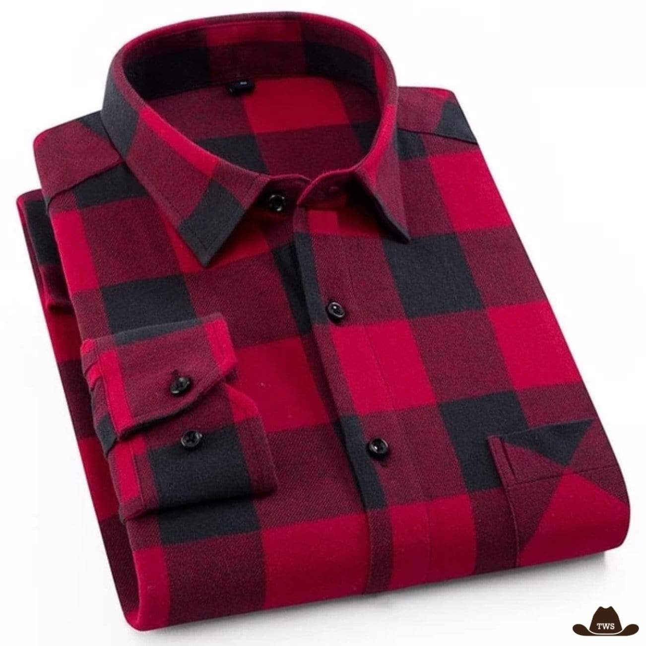 Chemise de Western Homme Rouge