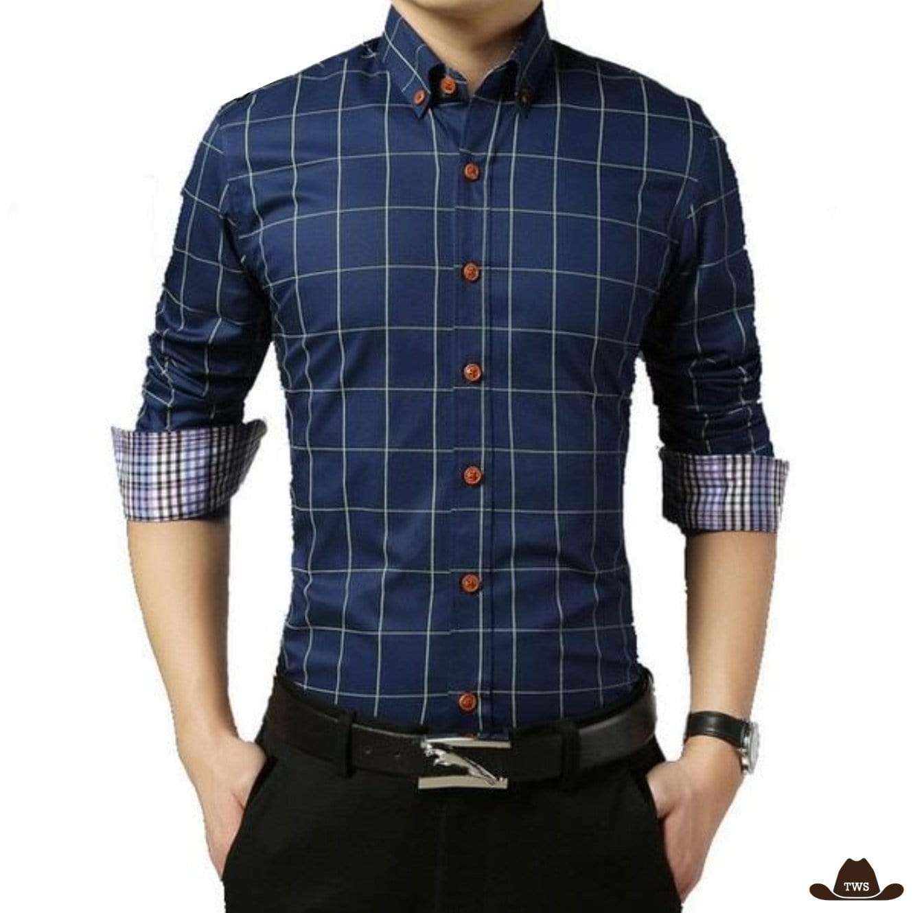 Chemise de Western Slim Fit