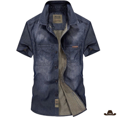 Chemise en Jean Homme Western