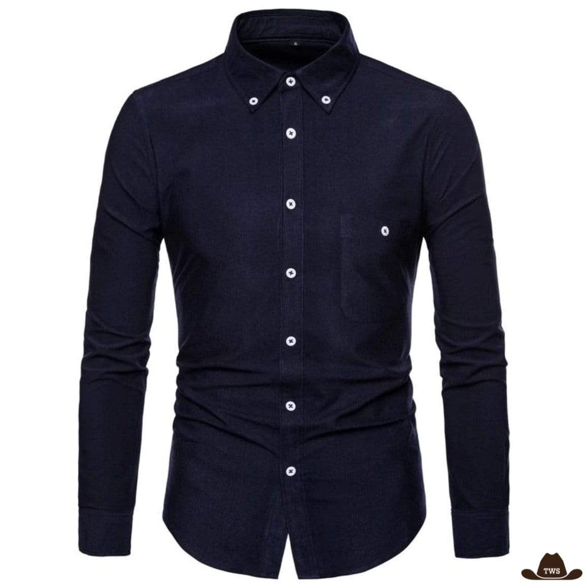 Chemise Western Velours Homme