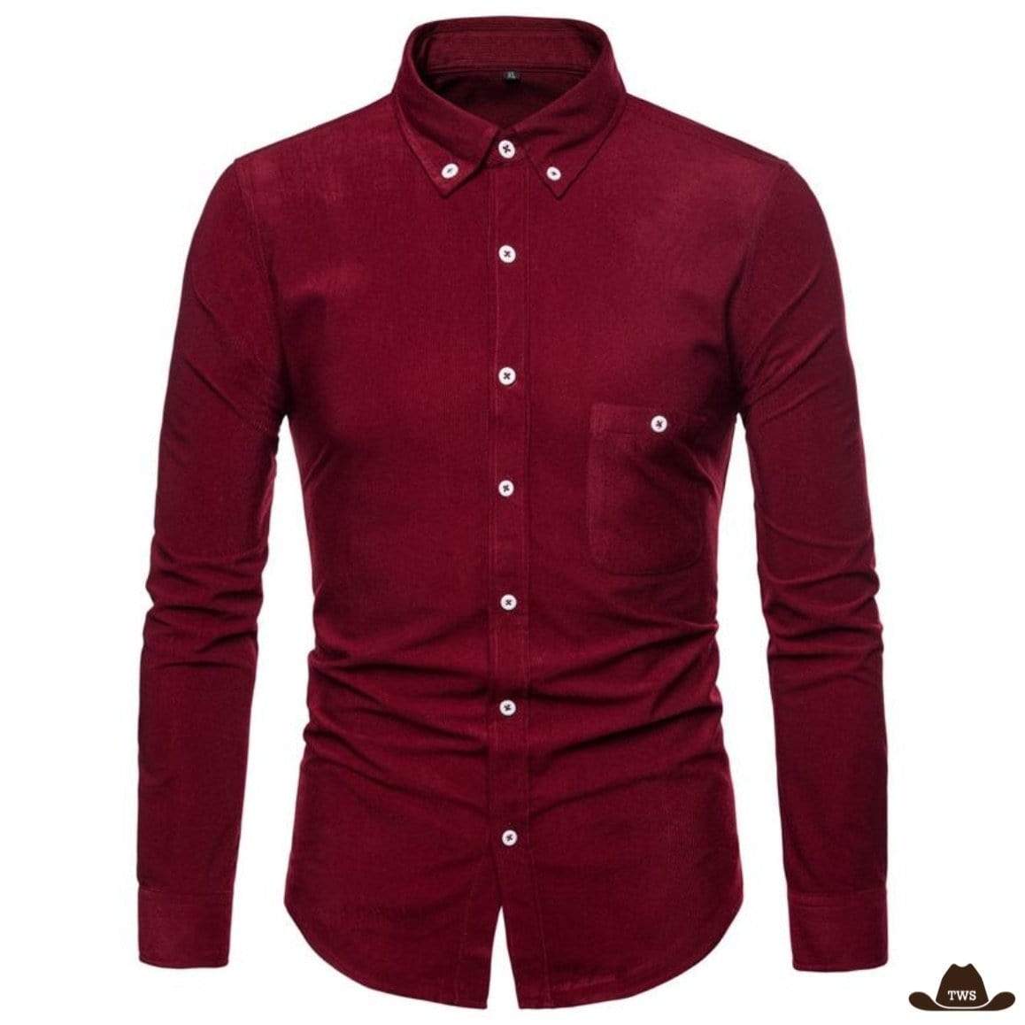 Chemise Western Velours Homme