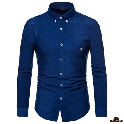 Chemise Western Velours Homme