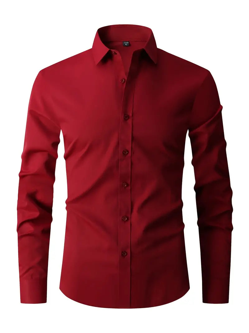 Chemise semi-formelle pour hommes - Polyvalente pour toutes les occasions - Projet Paris - Style chic et confortable