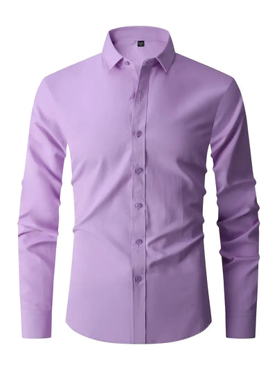 Chemise semi-formelle pour hommes - Polyvalente pour toutes les occasions - Projet Paris - Style chic et confortable