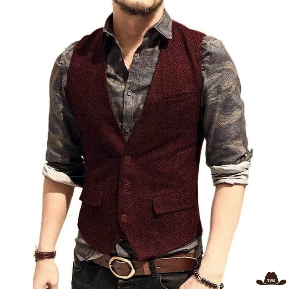 Gilet Cowboy Homme