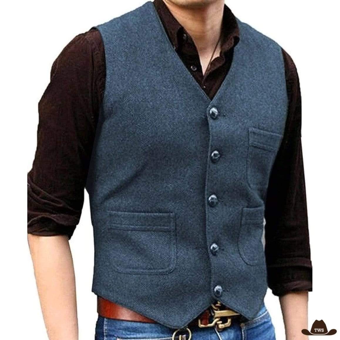 Gilet Homme Western