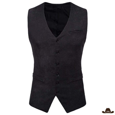 Gilet Sans Manches Homme Style Western