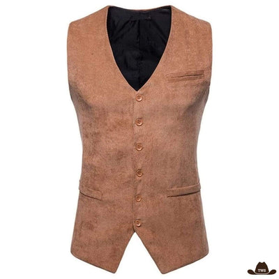 Gilet Sans Manches Homme Style Western