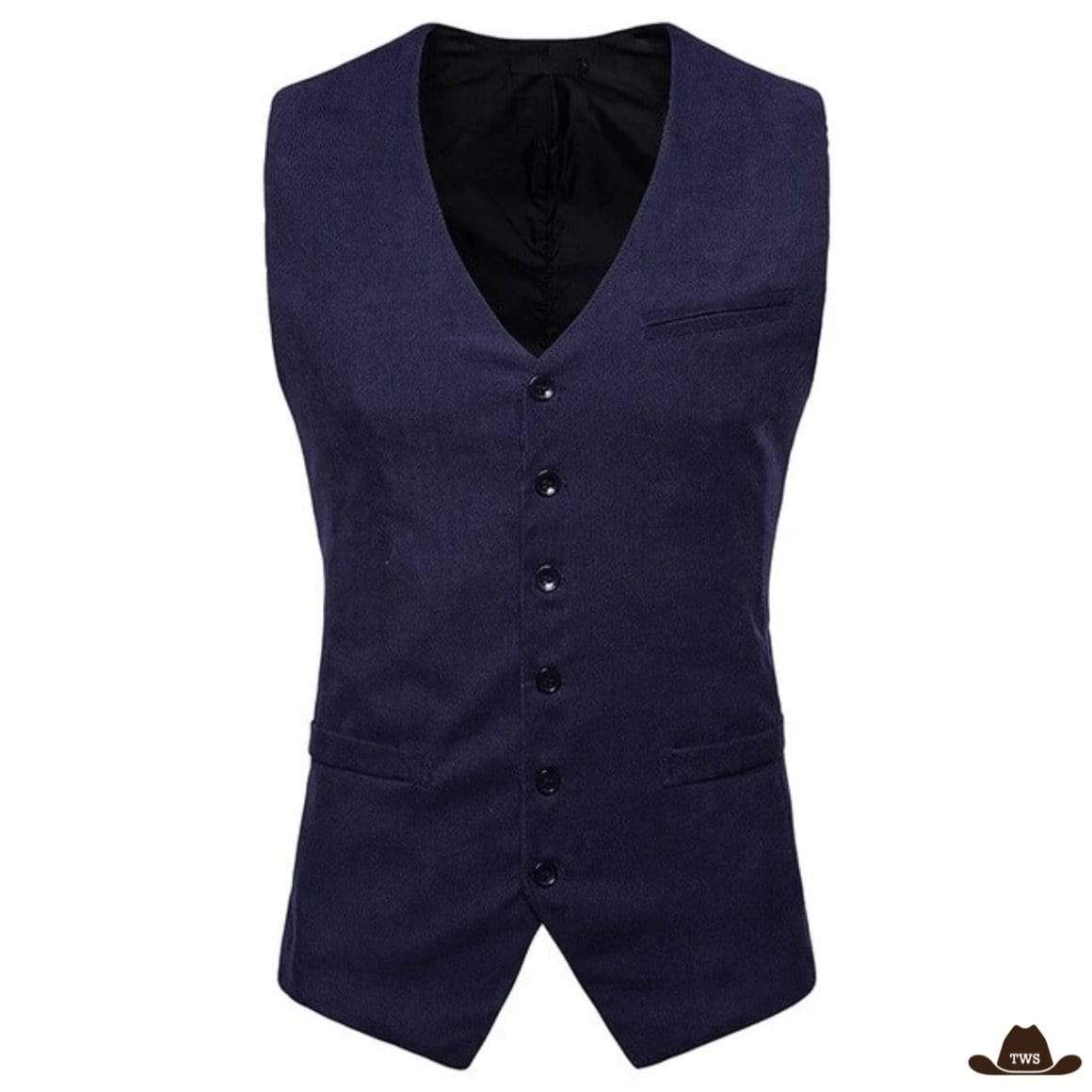 Gilet Sans Manches Homme Style Western