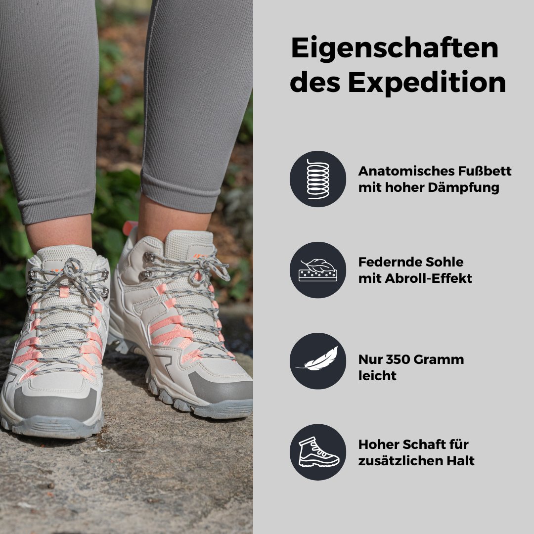 Chaussures de randonnée légères orthopédiques - avec semelle amortissante - Projet Paris - Confort exceptionnel - Idéales pour l'extérieur