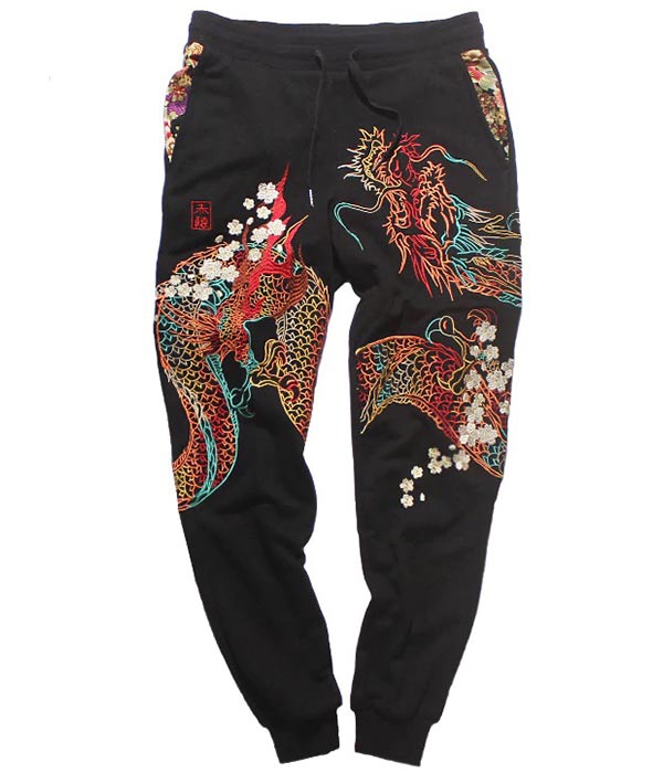 Pantalon Dragon<br> Brodé