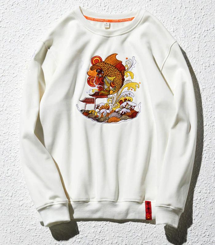 Sweat Dragon<br> Carpe Koï Orange