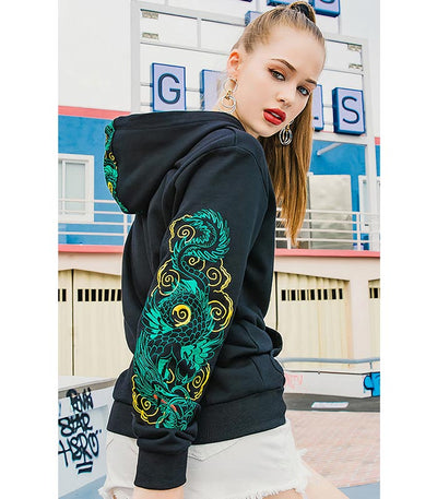 Sweat Dragon<br> Chinois Vert