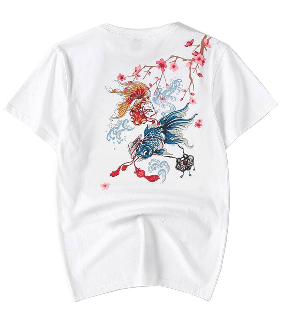 T-Shirt Dragon<br> Carpe Japonaise