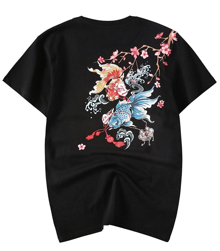 T-Shirt Dragon<br> Carpe Japonaise