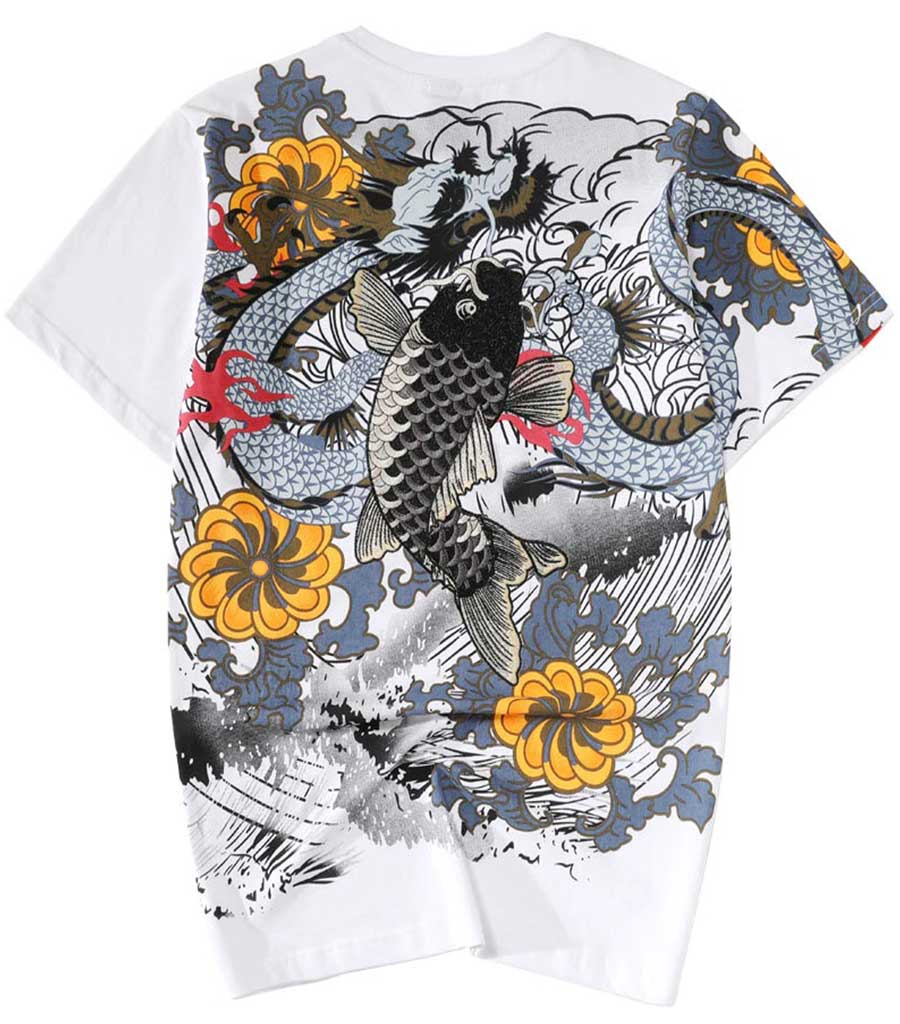 T-Shirt Dragon<br> Carpe Koï