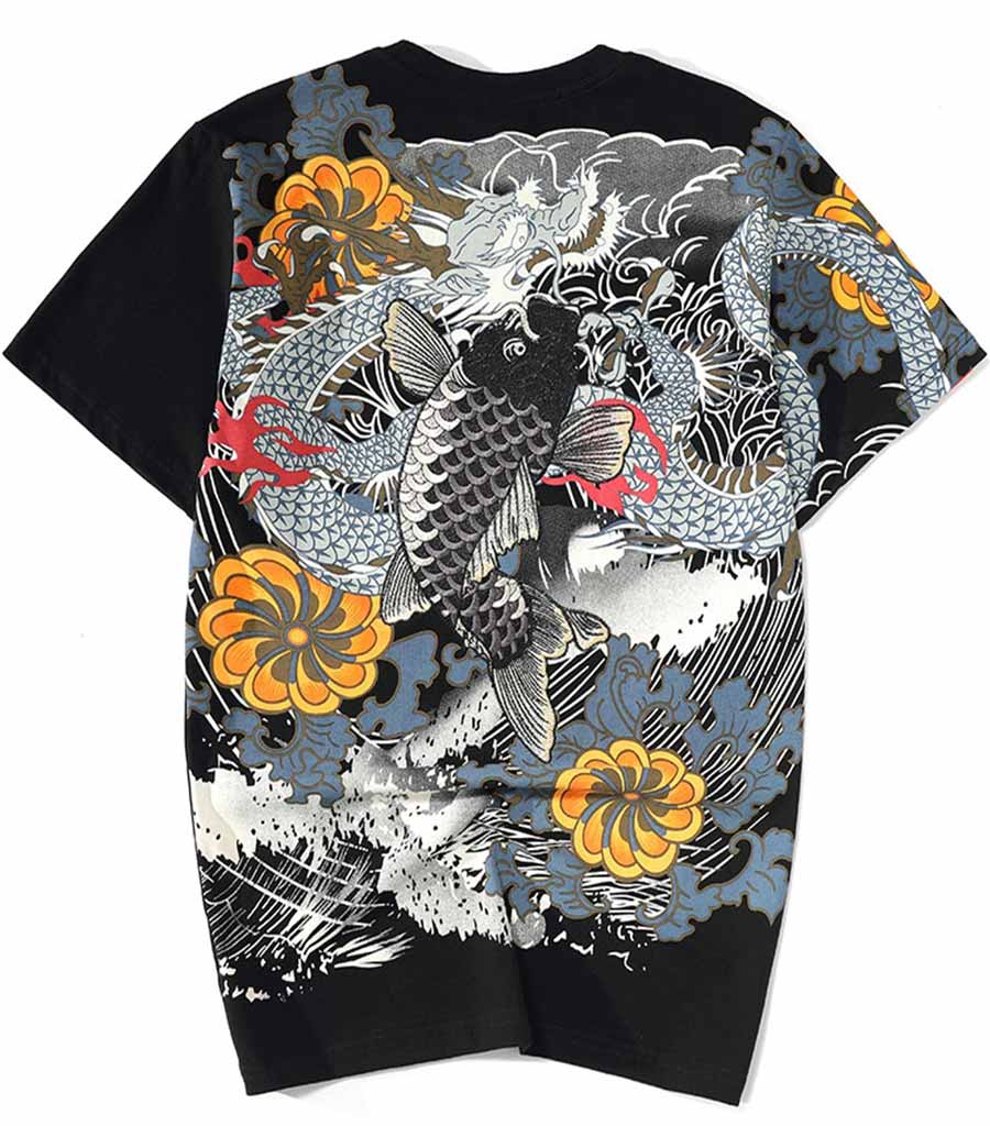 T-Shirt Dragon<br> Carpe Koï