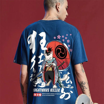 T-Shirt Dragon<br> Chat Samourai