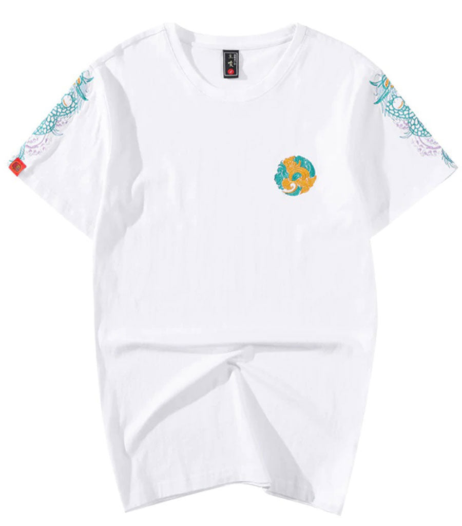 T-Shirt Dragon<br> Brodé