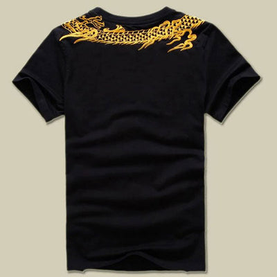 T-Shirt Dragon<br> Chinois Doré