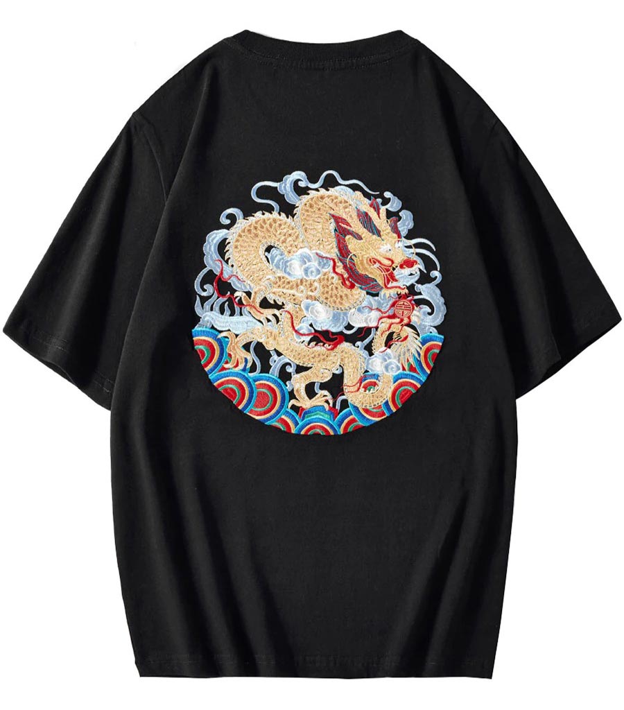 T-Shirt Dragon<br> Chinois Harajuku