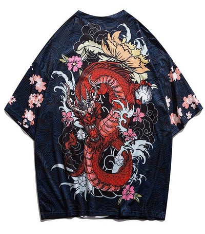 T-Shirt Dragon<br> Chinois Rouge