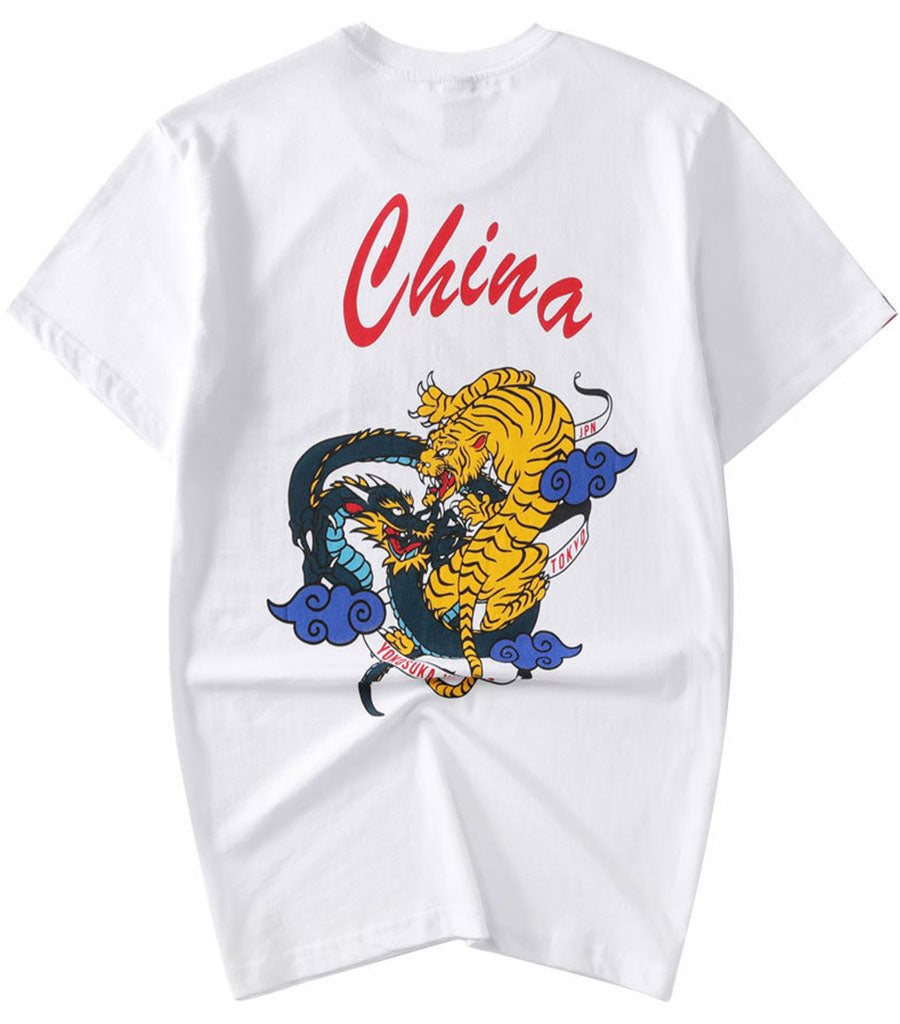 T-Shirt Dragon<br> Chinois Tigre