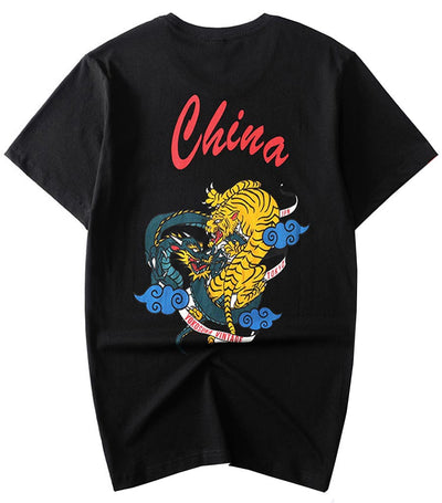 T-Shirt Dragon<br> Chinois Tigre