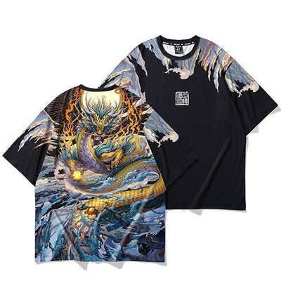 T-Shirt Dragon<br> Dieu Des Mers