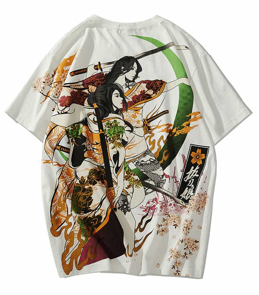 T-Shirt Dragon<br> Femme Samouraï