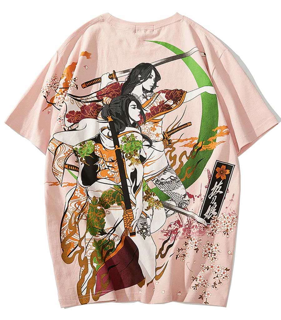 T-Shirt Dragon<br> Femme Samouraï