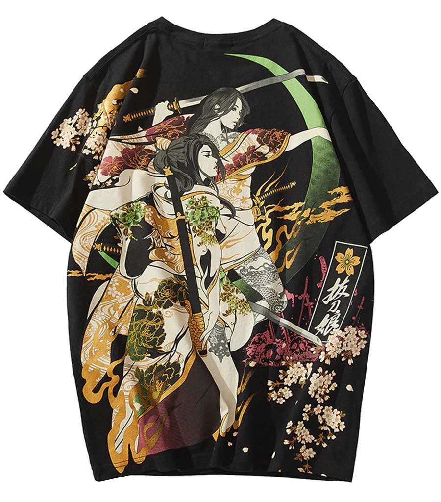 T-Shirt Dragon<br> Femme Samouraï