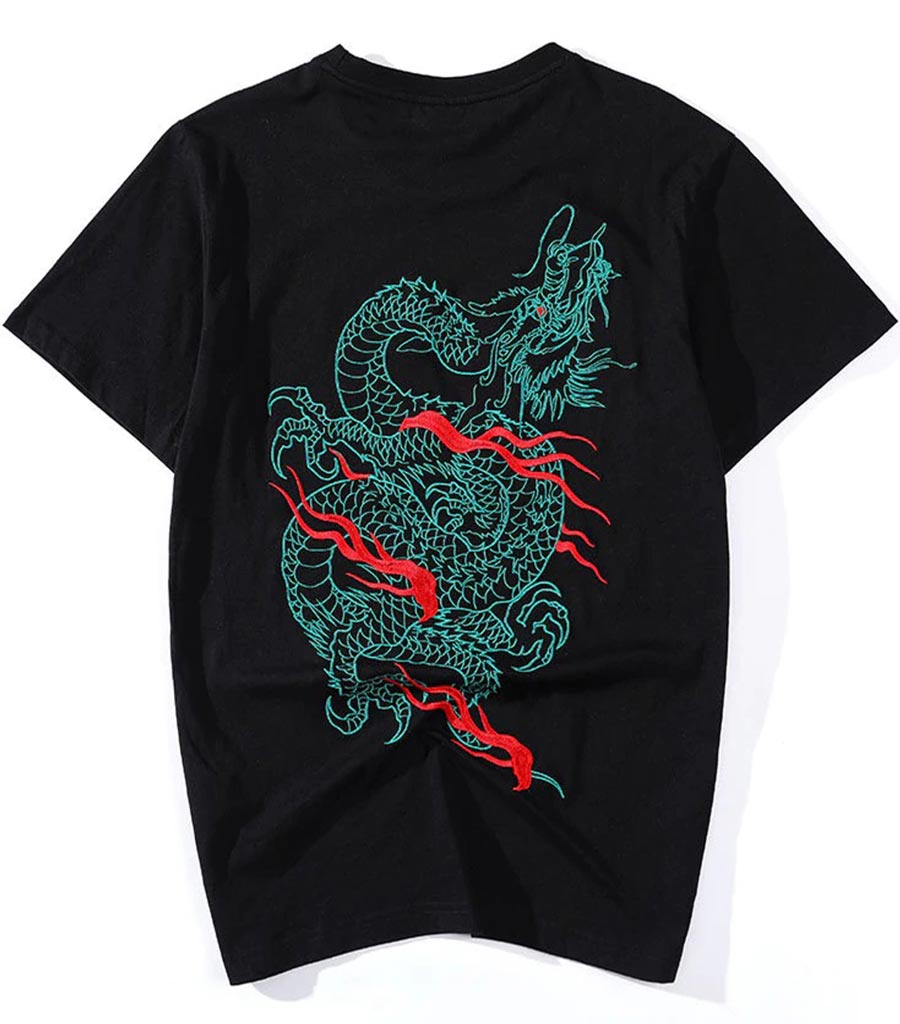 T-Shirt Dragon<br> Japonais Akguuhop