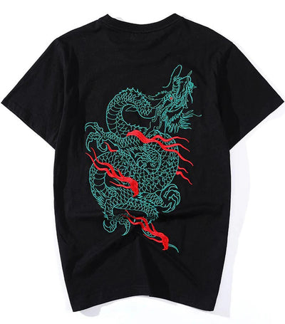 T-Shirt Dragon<br> Japonais Akguuhop