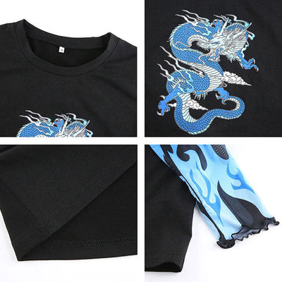 T-Shirt Dragon<br> Manche Longue