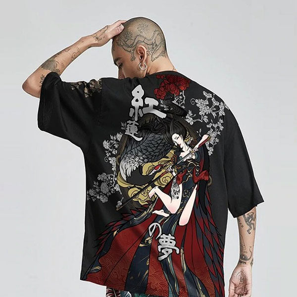 T-Shirt Dragon<br> Streetwear Japonais