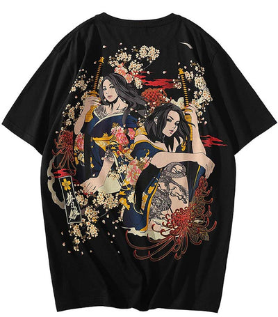 T-Shirt Dragon<br> Ukiyo-e