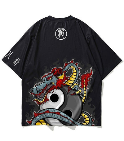 T-Shirt Dragon<br> Yin Yang