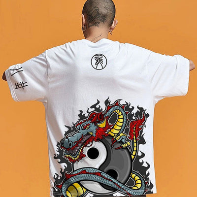 T-Shirt Dragon<br> Yin Yang