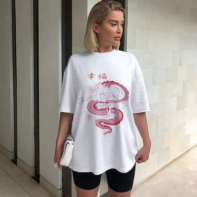 T-Shirt Dragon<br> Japonais Femme