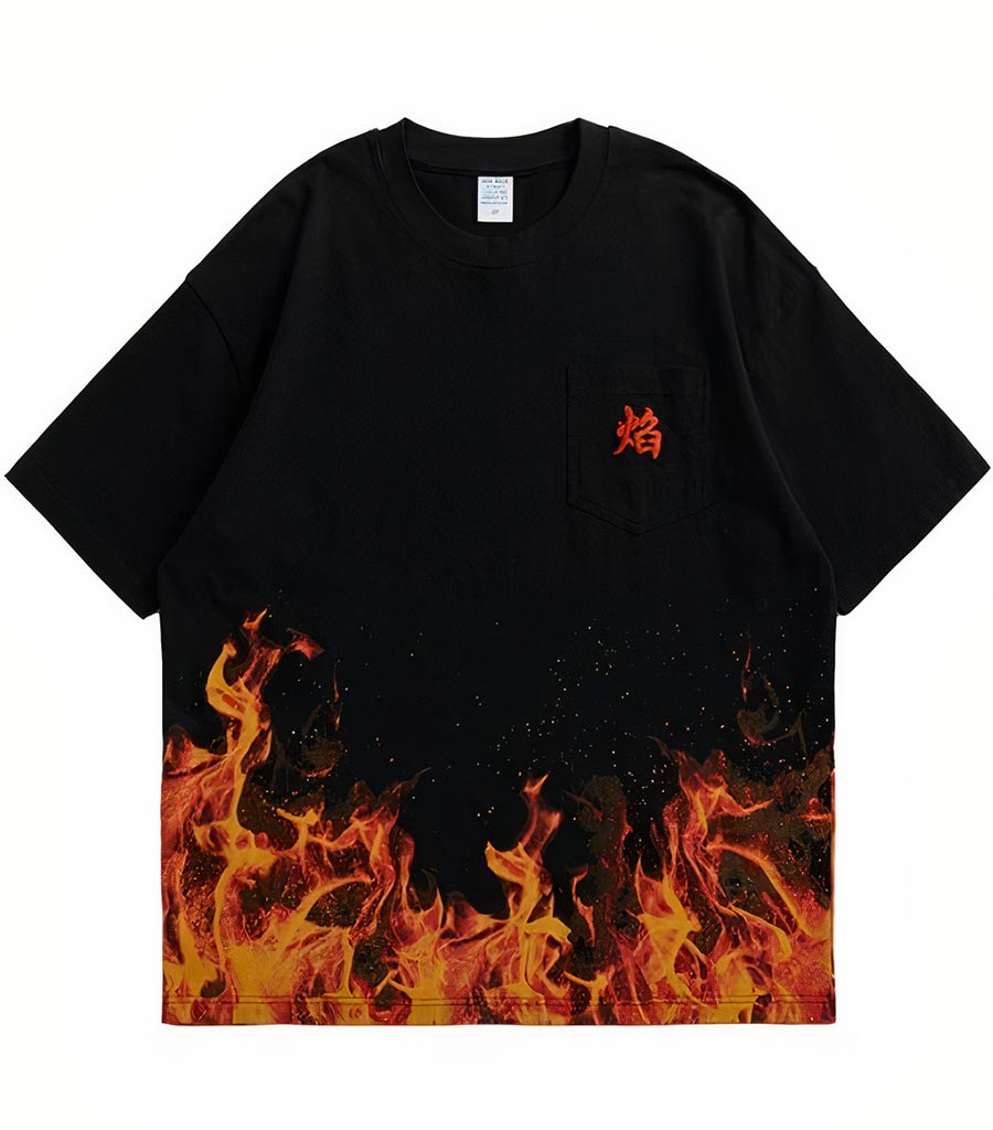 T-Shirt Dragon<br> Flamme