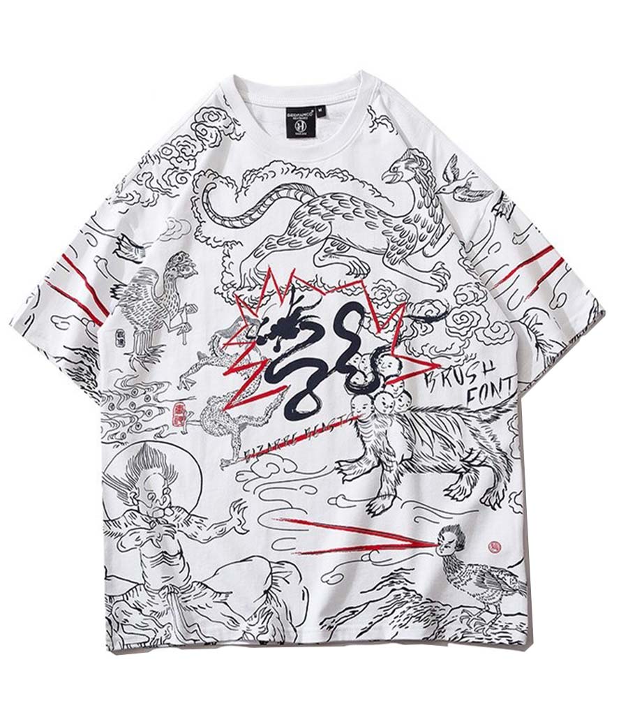 T-Shirt Dragon<br> Graphic