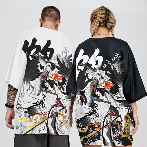 T-Shirt Dragon<br> Grue Japonaise