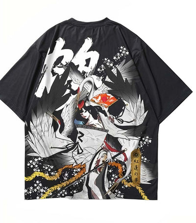 T-Shirt Dragon<br> Grue Japonaise