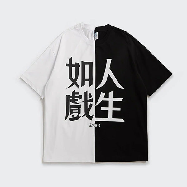 T-Shirt Dragon<br> Kanji Imprimé