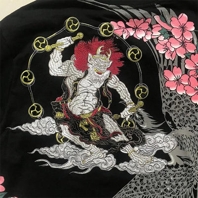 T-Shirt Dragon<br> Raijin Brodé