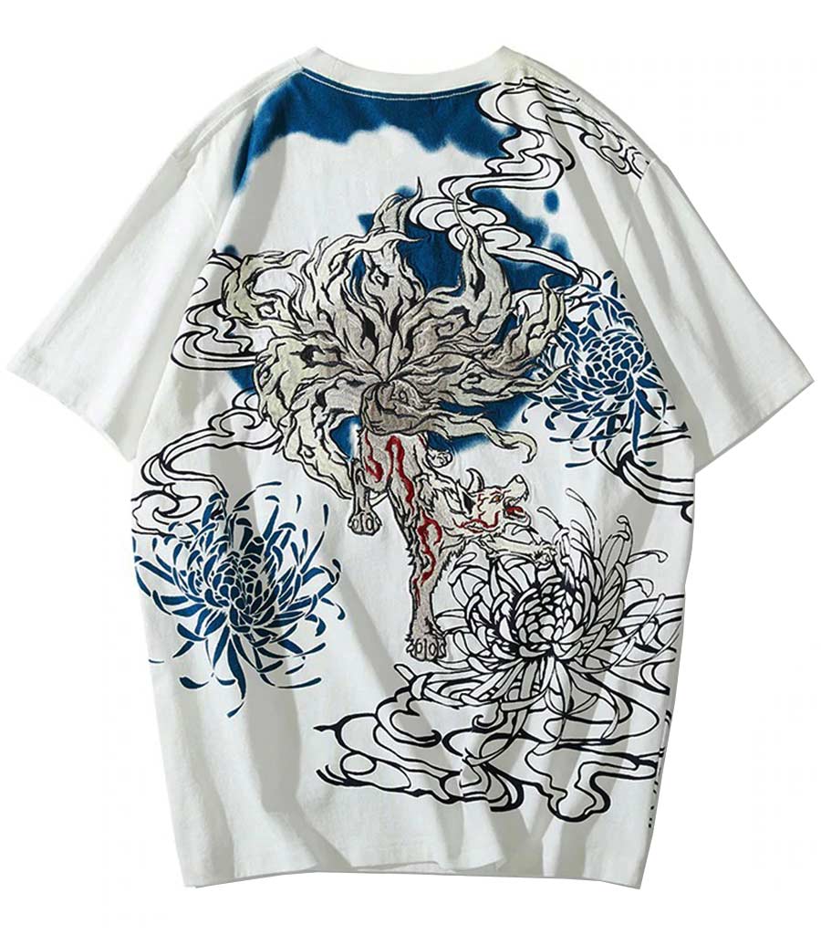 T-Shirt Dragon<br> Renard Japonais