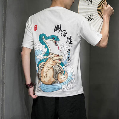 T-Shirt Dragon<br> Tortue Noire