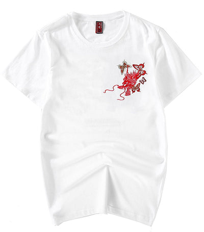 T-Shirt Dragon<br> Écarlate